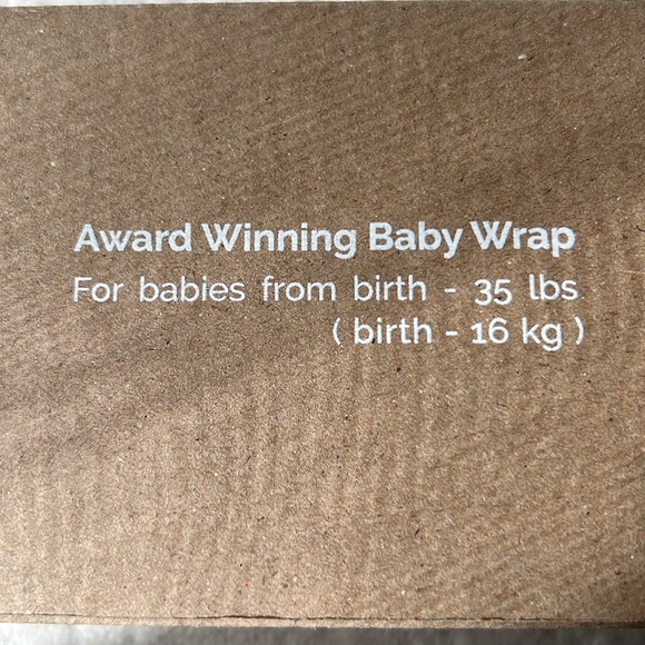 Boba wrap in grey color, brand new with tags on original packaging - Picture 6 of 6